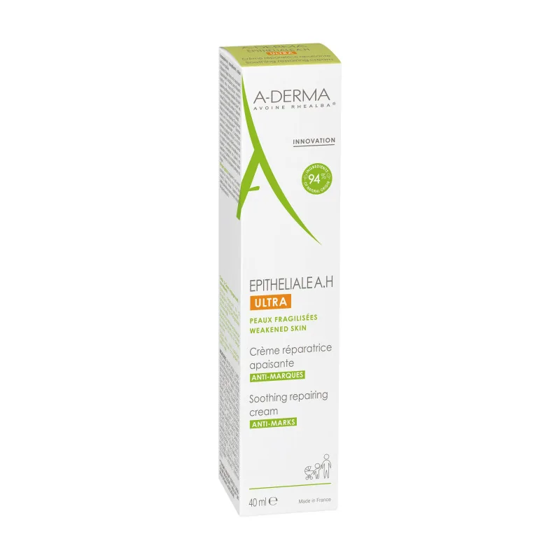 A-Derma Epitheliale A.H Ultra Crème réparatrice apaisante anti-marques 40 ML – Image 7