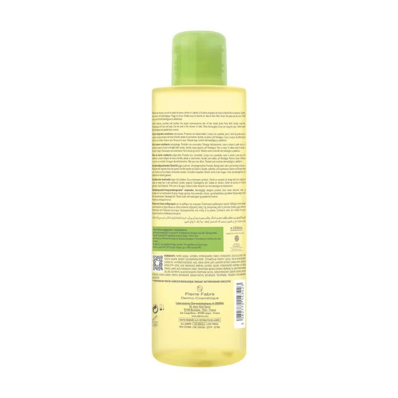 A-derma Exomega Huile lavante émolliente anti-grattage 500 ml – Image 9
