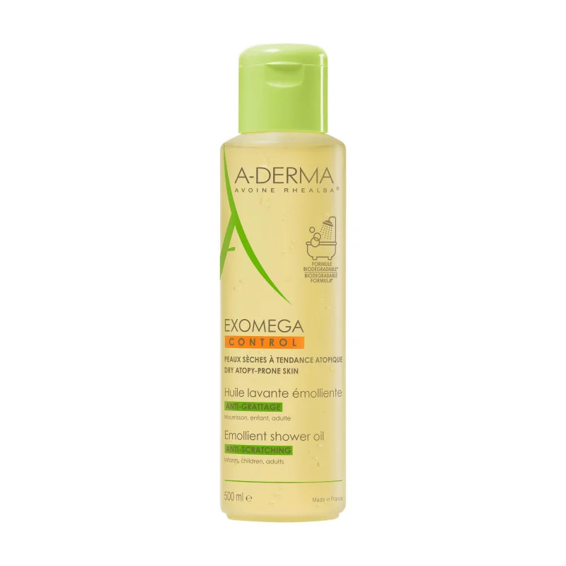 A-derma Exomega Huile lavante émolliente anti-grattage 500 ml