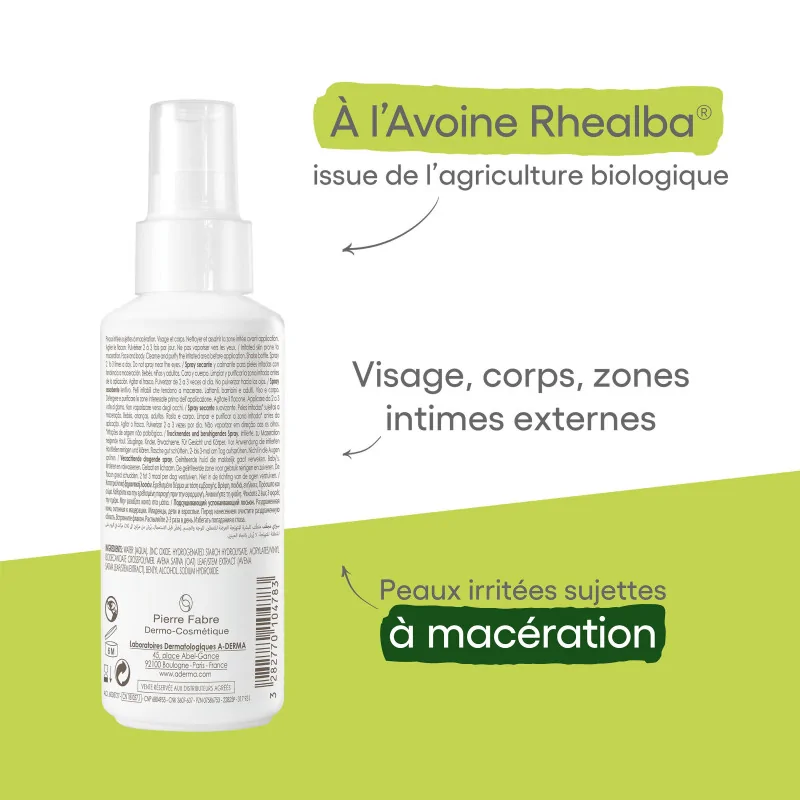 A-DERMA CYTELIUM SPRAY ASSECHANT 100ML – Image 5