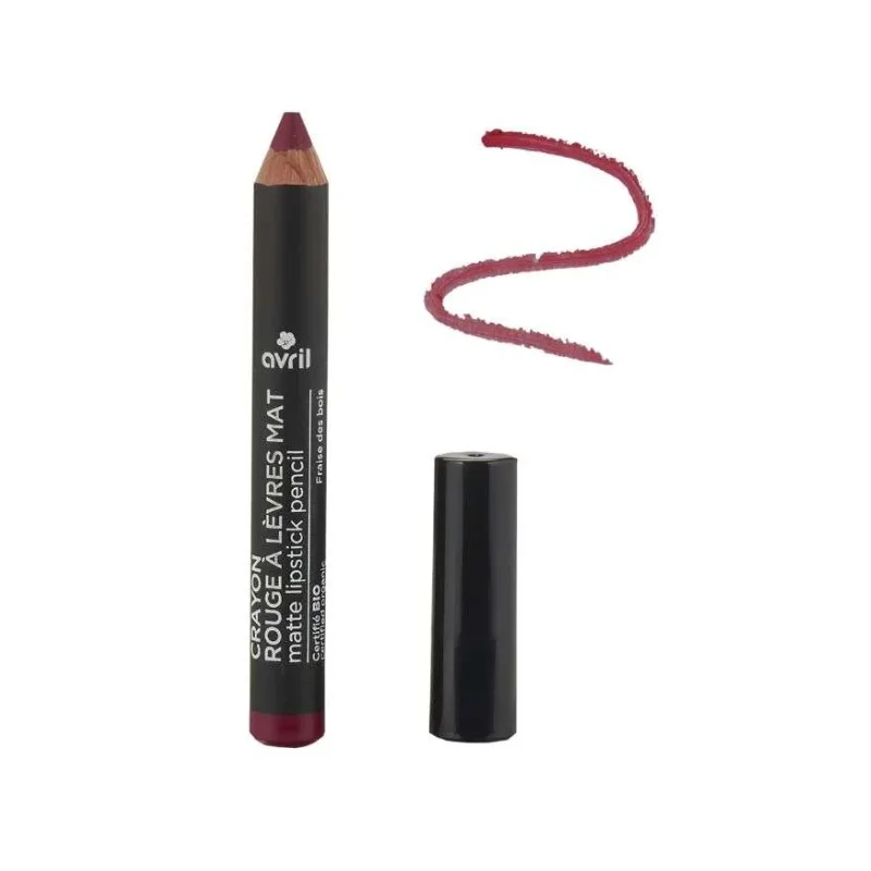 AVRIL CRAYON ROUGE A LEVRES MAT Fraise des Bois