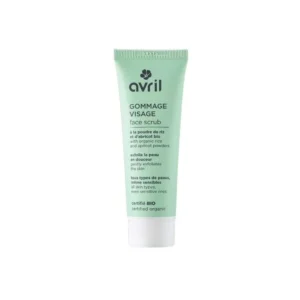 AVRIL GOMMAGE VISAGE A LA POUDRE DE RIZ ET ABRICOT BIO 50ML