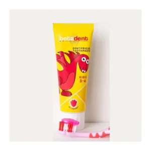 BETADENT DENTIFRICE KIDS 3-6 ANS GOUT FRAMBOISE 75 ML
