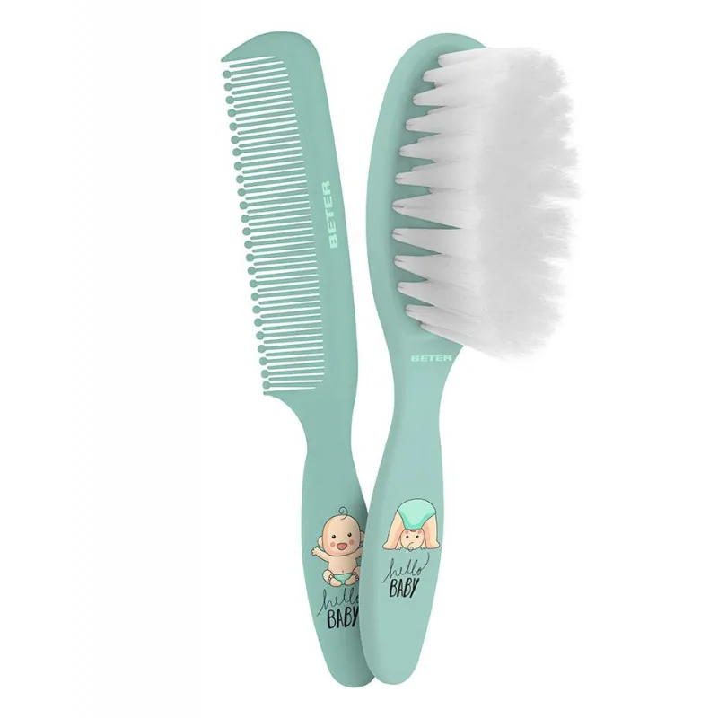 BETER ENSEMBLE PEIGNE ET BROSSE POUR BÉBÉ R0004 – Image 4