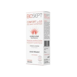 Biosept 5.5 Gel Nettoyant Traitant 120Ml