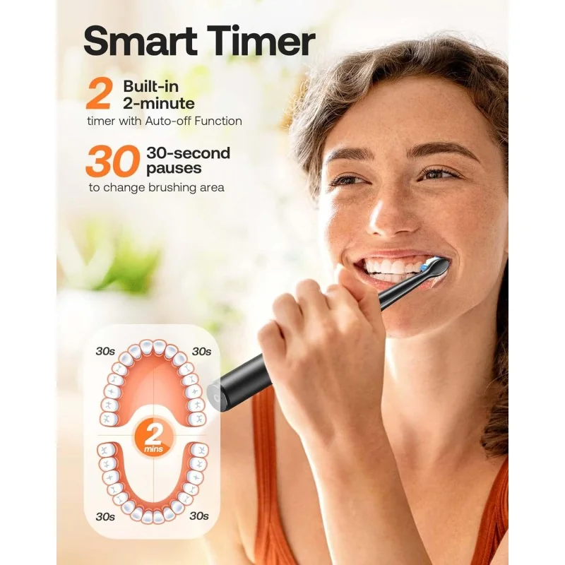 Bitvae BVD2 brosse à dents électrique 8 têtes – Image 3