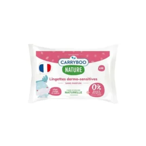 CARRYBOO NATURE LINGETTES DERMO SENSITIVES 58 UNITES