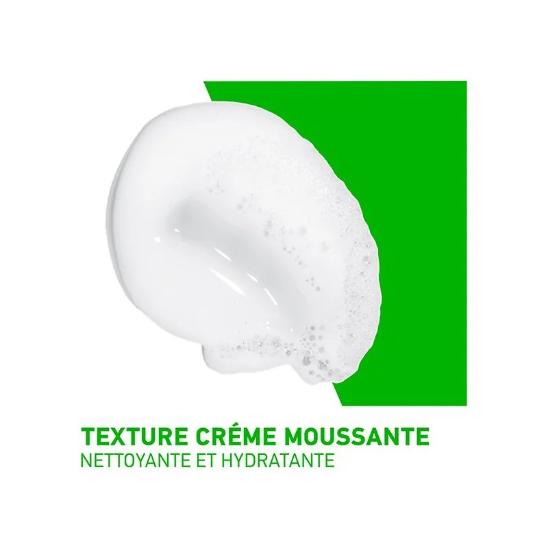 CERAVE CREME MOUSSANTE NETTOYANTE HYDRATANTE PEAUX SECHES 236ML - الصورة 4