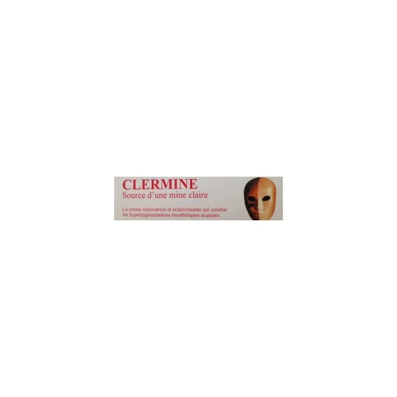 DERMO SOINS CLERMINE CRÈME RÉNOVATRICE ET ÉCLAIRCISSANTE 30G