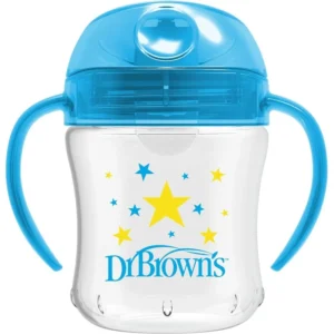 DR BROWNS GOBLET TRANSITION AVEC POIGNEES 6 MOIS + 180 ML