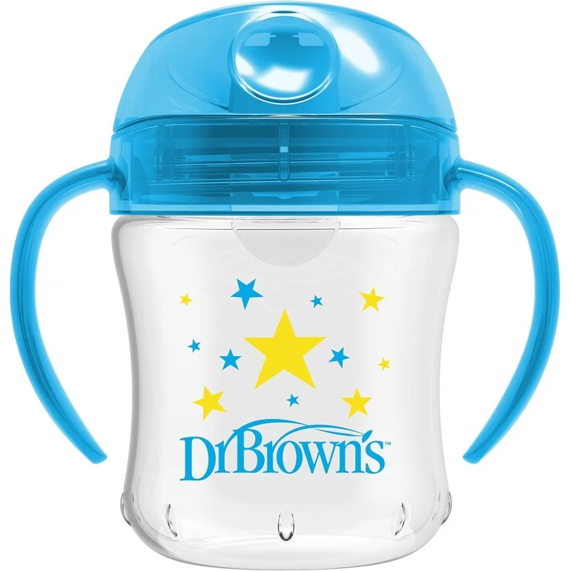 DR BROWNS GOBLET TRANSITION AVEC POIGNEES 6 MOIS + 180 ML