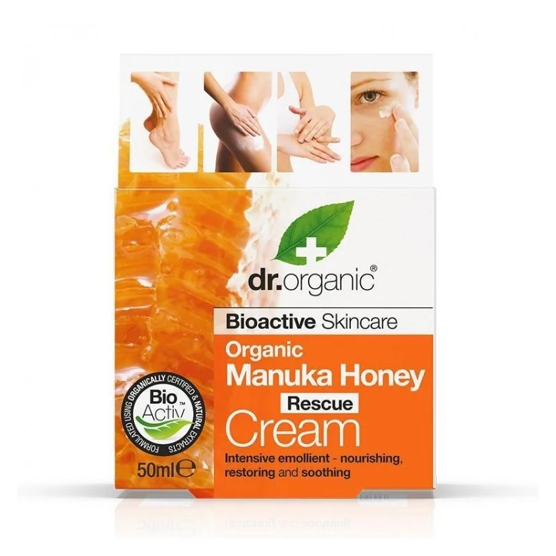 DR.ORGANIC CRÈME AU MIEL DE MANUKA HONEY 50 ML – Image 2