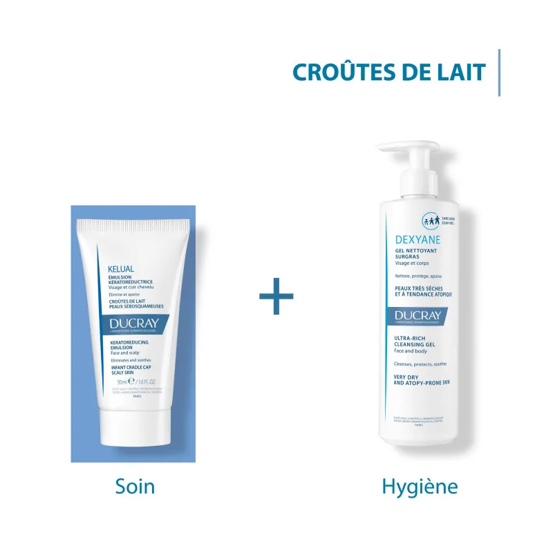 Ducray Émulsion Kératoréductrice Crème croûtes de lait Kelual 50 ml - الصورة 6