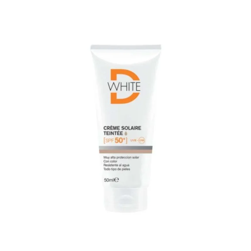 D-WHITE CREME SOLAIRE TEINTE CLAIR SPF 50+