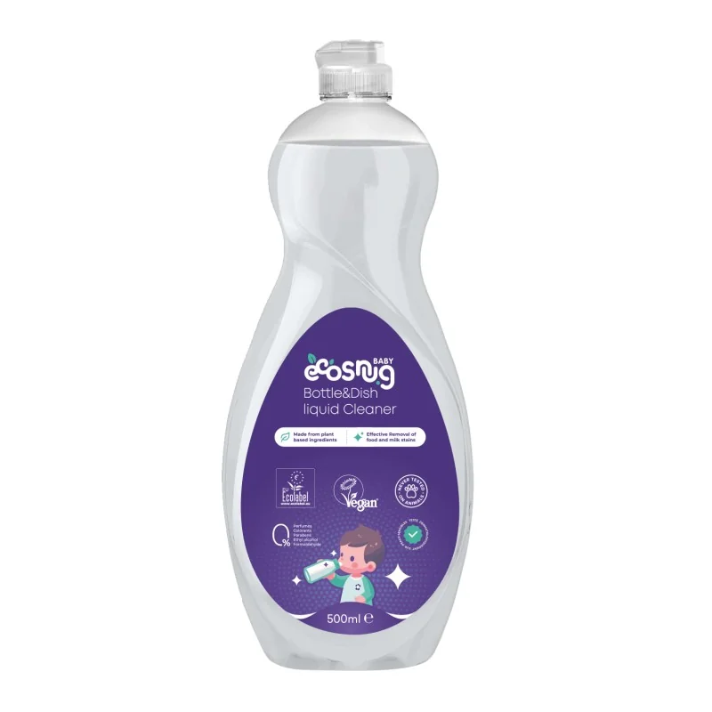 Ecosnug – Liquide Vaisselle Écologique pour Bébé 500 ml