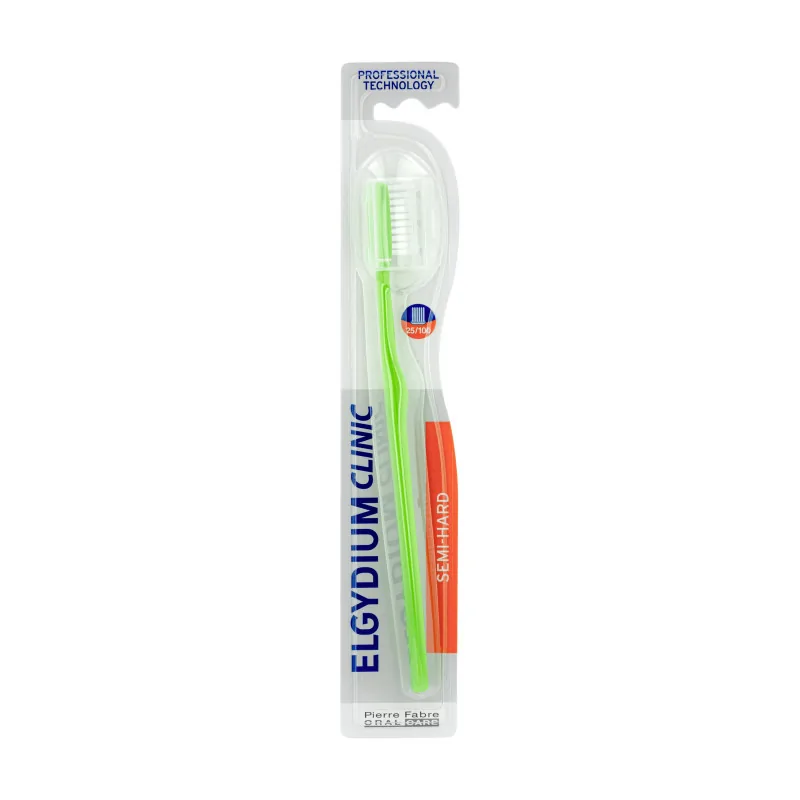 ELGYDIUM Clinic 25/100 - brosse à dents semi-dure 1 u – Image 3
