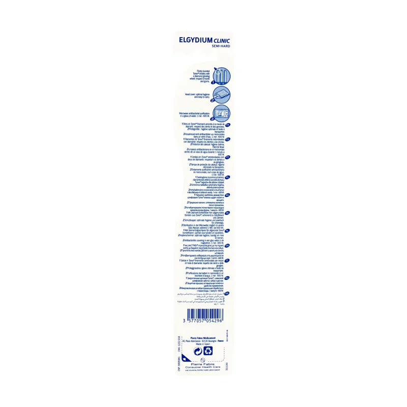 ELGYDIUM Clinic 25/100 - brosse à dents semi-dure 1 u – Image 4