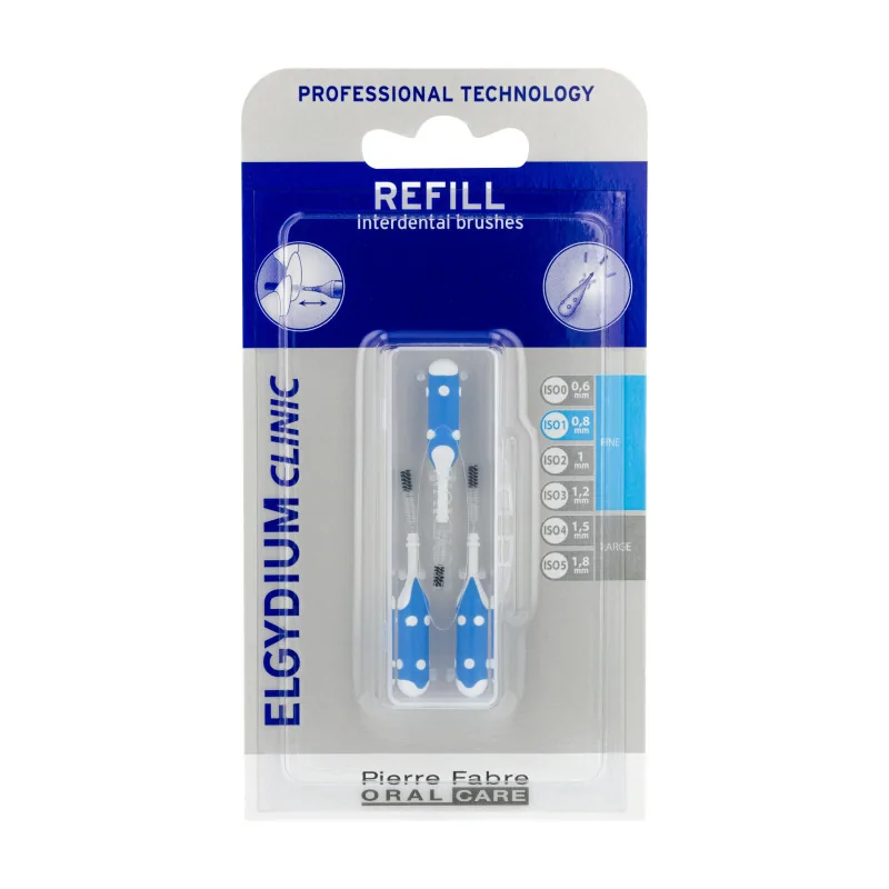 ELGYDIUM Clinic Refill Blue (ISO 1) - brossette interdentaire 1 u - الصورة 2