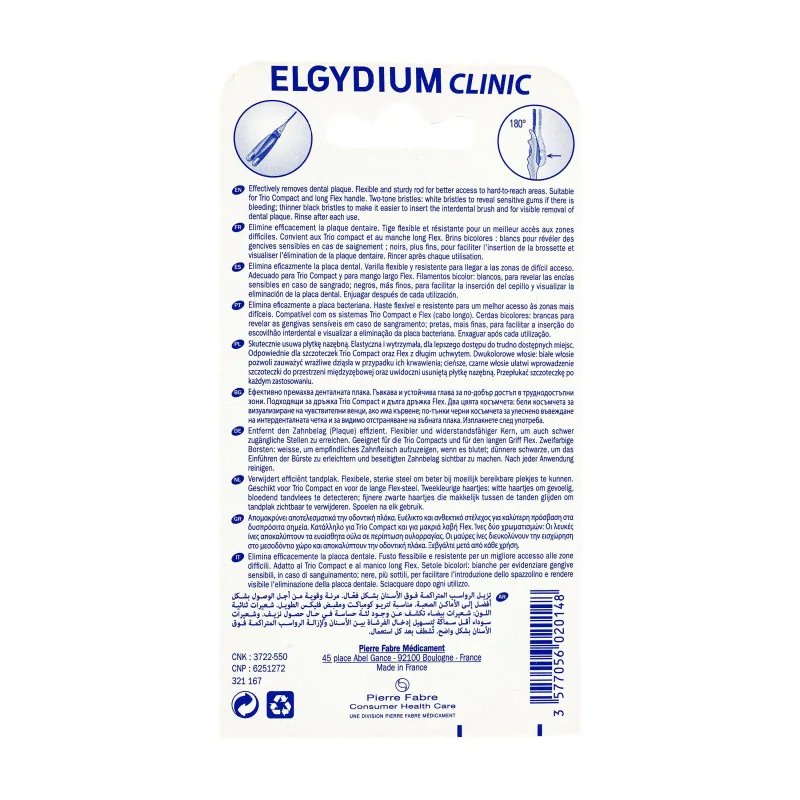 ELGYDIUM Clinic Refill Red (ISO 4) - brossette interdentaire 1 u – Image 3
