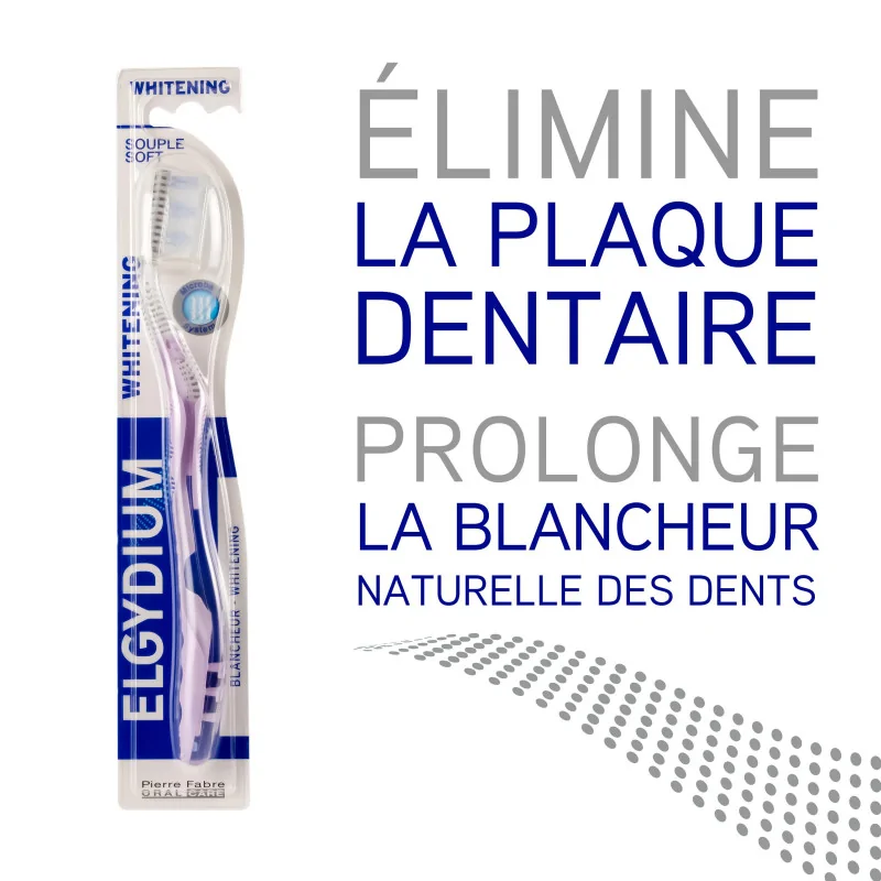 ELGYDIUM BROSSE À DENTS BLANCHEUR SYSTÈME MICROBILLES Souple – Image 4