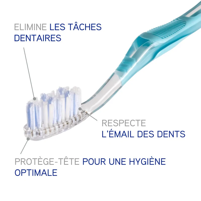 ELGYDIUM BROSSE À DENTS BLANCHEUR SYSTÈME MICROBILLES Souple – Image 5