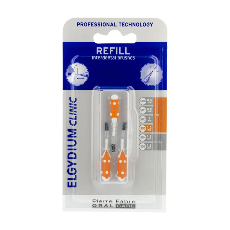 ELGYDIUM Clinic Refill Orange (ISO 3) - brossette interdentaire 1 u – Image 2