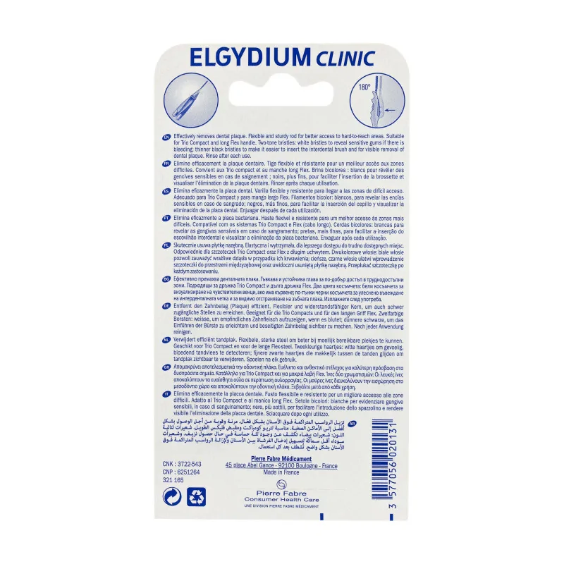 ELGYDIUM Clinic Refill Orange (ISO 3) - brossette interdentaire 1 u – Image 3