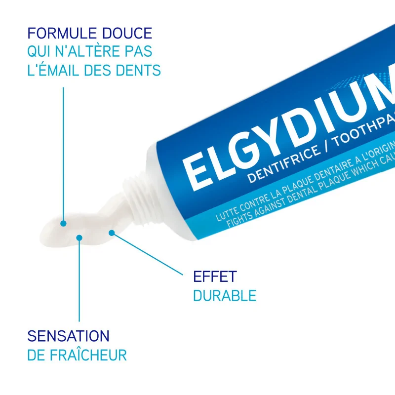 ELGYDIUM Dentifrice Antiplaque 75 ml - Image 2