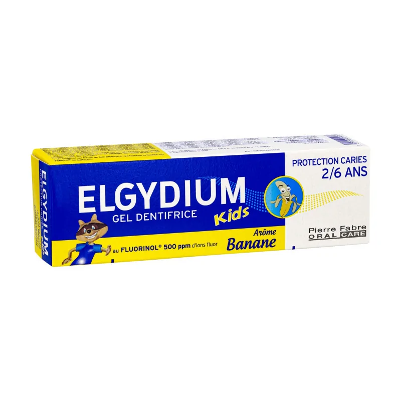 ELGYDIUM Kids Banane 2/6 ans - dentifrice enfant 50 ml - الصورة 2