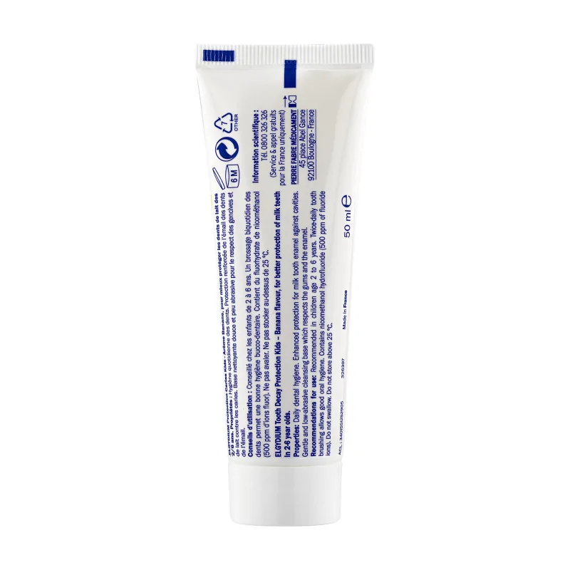 ELGYDIUM Kids Banane 2/6 ans - dentifrice enfant 50 ml - الصورة 3