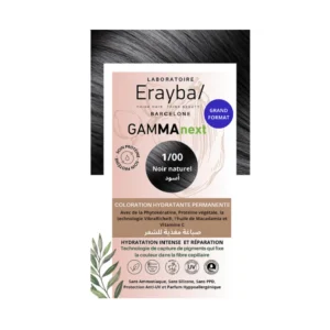 Erayba Gamma Next Coloration 1/00 Noir Naturel Coloration Hydratante Permanente