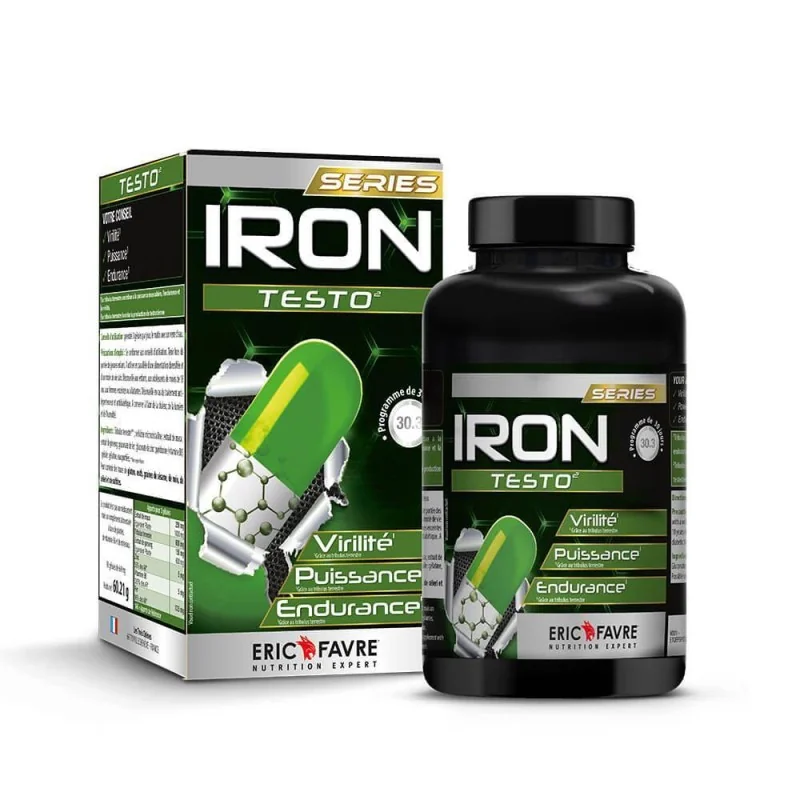 Eric Favre Iron Testo, booste ta testostérone 90 CAPSULES