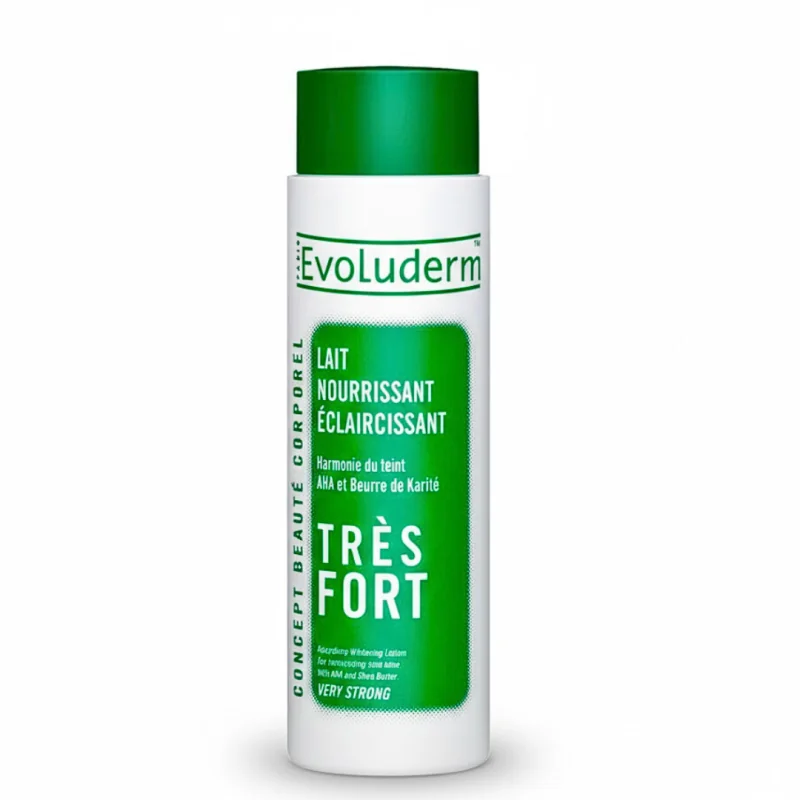 Evoluderm Lait Eclaircissant Nourissant Tres Fort 500ml