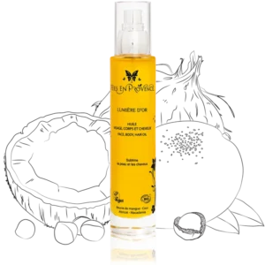 FEES EN PROVENCE LUMIERE D'OR HUILE VISAGE CHEVEUX 100ML