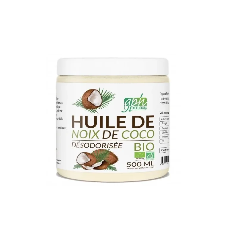 GPH Diffusion HUILE DE COCO BIO 500ML