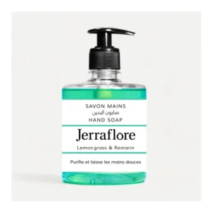 JERRAFLORE SAVON MAINS LEMON GRASS & ROMARIN 500ml