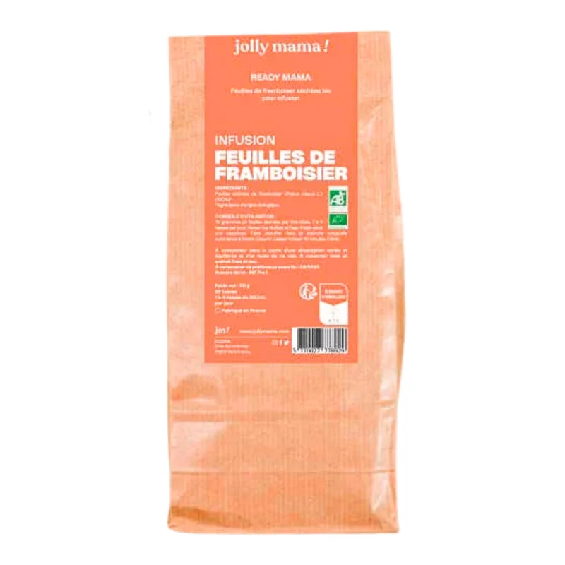 Jolly Mama TISANE FEUILLES DE FRAMBOISIER 30G