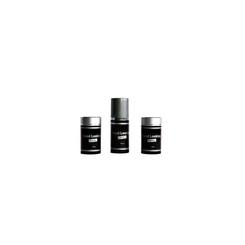 LANAFORM POUDRE DE CHEVEUX GOOD LOOKING (brun) 2 hair powders+1fixing spray – Image 2