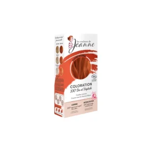 LES COULEURS DE JEANNE COLORATION CUIVRE INTENSE 100% VEGETALE 2x50G
