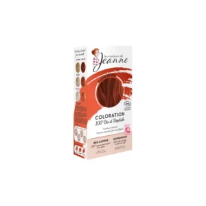 LES COULEURS DE JEANNE COLORATION CUIVRE ROUGE 100% VEGETALE2x50G