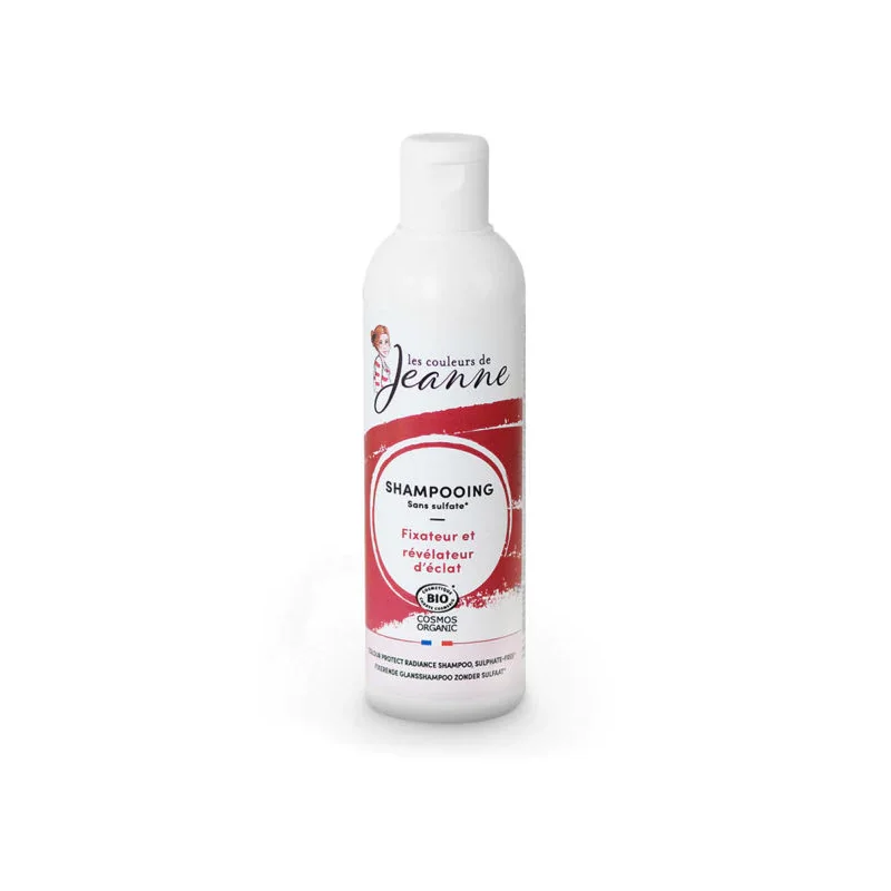 Les Couleurs de Jeanne SHAMPOOING FIXATEUR ET REVELATEUR D’ECLAT – SANS SULFATE 230Ml