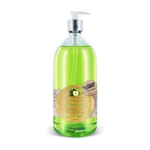 LES PETITS BAINS DE PROVENCE SAVON LIQUIDE Pomme Verte 1L