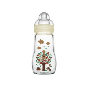 MAM BIBERON EN VERRE BLANC FEEL GOOD 260 ML