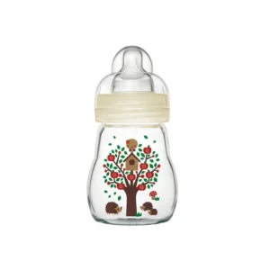 MAM BIBERON EN VERRE FEEL GOOD 1ER AGE BLANC 170ML