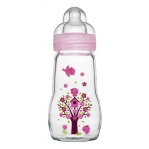 MAM BIBERON EN VERRE ROSE FEEL GOOD 260 ML