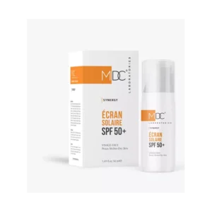 MDC Synergie Ecran solaire spf50+ Peau Sèche 50 ml