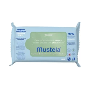 MUSTELA LINGETTES NETTOYANTES A L’AVOCAT BIO*60
