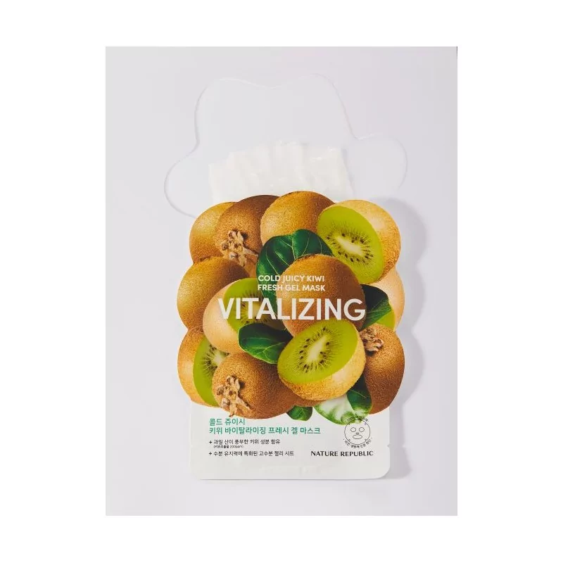 NATURE REPUBLIC COLD JUICY KIWI VITALIZING GEL MASK