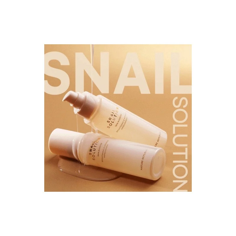 NATURE REPUBLIC SNAIL SOLUTION SKIN BOOSTER 130ml – Image 2