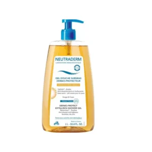 NEUTRADERM GEL DOUCHE SURGRAS DERMO PROTECTEUR POMPE 1 L